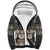 Vintage Bula Fiji Masi Sherpa Hoodie Fijian Tapa Cloth - Polynesian Pride
