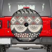 Vintage Bula Fiji Masi Spare Tire Cover Fijian Tapa Cloth - Polynesian Pride