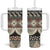Vintage Bula Fiji Masi Tumbler With Handle Fijian Tapa Cloth - Polynesian Pride