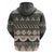 Vintage Bula Fiji Masi Zip Hoodie Fijian Tapa Cloth - Polynesian Pride