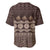 Bula Fiji Iri ni Meke Baseball Jersey Kuvui Fijian Masi - Polynesian Pride