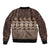 Bula Fiji Iri ni Meke Bomber Jacket Kuvui Fijian Masi - Polynesian Pride