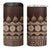 Bula Fiji Iri ni Meke 4 in 1 Can Cooler Tumbler Kuvui Fijian Masi - Polynesian Pride