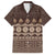 Bula Fiji Iri ni Meke Family Matching Long Sleeve Bodycon Dress and Hawaiian Shirt Kuvui Fijian Masi - Polynesian Pride
