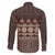 Bula Fiji Iri ni Meke Family Matching Long Sleeve Bodycon Dress and Hawaiian Shirt Kuvui Fijian Masi - Polynesian Pride