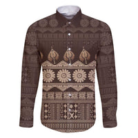 Bula Fiji Iri ni Meke Family Matching Puletasi and Hawaiian Shirt Kuvui Fijian Masi - Polynesian Pride