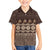 Bula Fiji Iri ni Meke Family Matching Short Sleeve Bodycon Dress and Hawaiian Shirt Kuvui Fijian Masi - Polynesian Pride