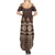 Bula Fiji Iri ni Meke Family Matching Summer Maxi Dress and Hawaiian Shirt Kuvui Fijian Masi - Polynesian Pride