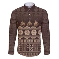 Bula Fiji Iri ni Meke Family Matching Tank Maxi Dress and Hawaiian Shirt Kuvui Fijian Masi - Polynesian Pride