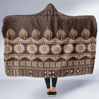 Bula Fiji Iri ni Meke Hooded Blanket Kuvui Fijian Masi - Polynesian Pride