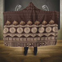 Bula Fiji Iri ni Meke Hooded Blanket Kuvui Fijian Masi - Polynesian Pride