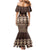 Bula Fiji Iri ni Meke Mermaid Dress Kuvui Fijian Masi - Polynesian Pride