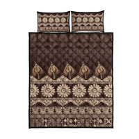 Bula Fiji Iri ni Meke Quilt Bed Set Kuvui Fijian Masi - Polynesian Pride