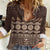 Bula Fiji Iri ni Meke Women Casual Shirt Kuvui Fijian Masi - Polynesian Pride