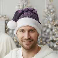 Bula Fiji Iri ni Meke Christmas Santa Hat Lokaloka Fijian Masi - Polynesian Pride