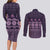 Bula Fiji Iri ni Meke Couples Matching Long Sleeve Bodycon Dress and Long Sleeve Button Shirt Lokaloka Fijian Masi - Polynesian Pride