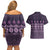 Bula Fiji Iri ni Meke Couples Matching Off Shoulder Short Dress and Hawaiian Shirt Lokaloka Fijian Masi - Polynesian Pride