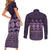 Bula Fiji Iri ni Meke Couples Matching Short Sleeve Bodycon Dress and Long Sleeve Button Shirt Lokaloka Fijian Masi - Polynesian Pride