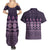 Bula Fiji Iri ni Meke Couples Matching Summer Maxi Dress and Hawaiian Shirt Lokaloka Fijian Masi - Polynesian Pride