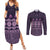 Bula Fiji Iri ni Meke Couples Matching Summer Maxi Dress and Long Sleeve Button Shirt Lokaloka Fijian Masi - Polynesian Pride
