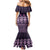 Bula Fiji Iri ni Meke Family Matching Mermaid Dress and Hawaiian Shirt Lokaloka Fijian Masi - Polynesian Pride
