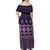 Bula Fiji Iri ni Meke Family Matching Off Shoulder Maxi Dress and Hawaiian Shirt Lokaloka Fijian Masi - Polynesian Pride