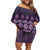 Bula Fiji Iri ni Meke Family Matching Off Shoulder Short Dress and Hawaiian Shirt Lokaloka Fijian Masi - Polynesian Pride