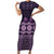 Bula Fiji Iri ni Meke Family Matching Short Sleeve Bodycon Dress and Hawaiian Shirt Lokaloka Fijian Masi - Polynesian Pride
