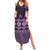 Bula Fiji Iri ni Meke Family Matching Summer Maxi Dress and Hawaiian Shirt Lokaloka Fijian Masi - Polynesian Pride