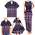 Bula Fiji Iri ni Meke Family Matching Tank Maxi Dress and Hawaiian Shirt Lokaloka Fijian Masi - Polynesian Pride