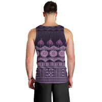 Bula Fiji Iri ni Meke Men Tank Top Lokaloka Fijian Masi - Polynesian Pride