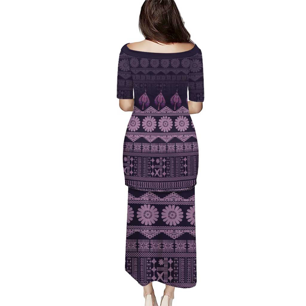 Bula Fiji Iri ni Meke Puletasi Lokaloka Fijian Masi - Polynesian Pride