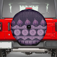 Bula Fiji Iri ni Meke Spare Tire Cover Lokaloka Fijian Masi - Polynesian Pride