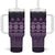 Bula Fiji Iri ni Meke Tumbler With Handle Lokaloka Fijian Masi - Polynesian Pride