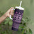 Bula Fiji Iri ni Meke Tumbler With Handle Lokaloka Fijian Masi - Polynesian Pride