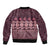 Bula Fiji Iri ni Meke Bomber Jacket Piqi Fijian Masi - Polynesian Pride