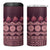 Bula Fiji Iri ni Meke 4 in 1 Can Cooler Tumbler Piqi Fijian Masi - Polynesian Pride