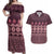 Bula Fiji Iri ni Meke Couples Matching Off Shoulder Maxi Dress and Hawaiian Shirt Piqi Fijian Masi - Polynesian Pride