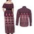 Bula Fiji Iri ni Meke Couples Matching Off Shoulder Maxi Dress and Long Sleeve Button Shirt Piqi Fijian Masi - Polynesian Pride