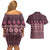 Bula Fiji Iri ni Meke Couples Matching Off Shoulder Short Dress and Hawaiian Shirt Piqi Fijian Masi - Polynesian Pride