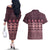 Bula Fiji Iri ni Meke Couples Matching Off The Shoulder Long Sleeve Dress and Hawaiian Shirt Piqi Fijian Masi - Polynesian Pride