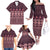 Bula Fiji Iri ni Meke Family Matching Off The Shoulder Long Sleeve Dress and Hawaiian Shirt Piqi Fijian Masi - Polynesian Pride