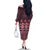 Bula Fiji Iri ni Meke Family Matching Off The Shoulder Long Sleeve Dress and Hawaiian Shirt Piqi Fijian Masi - Polynesian Pride