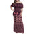 Bula Fiji Iri ni Meke Family Matching Off Shoulder Maxi Dress and Hawaiian Shirt Piqi Fijian Masi - Polynesian Pride