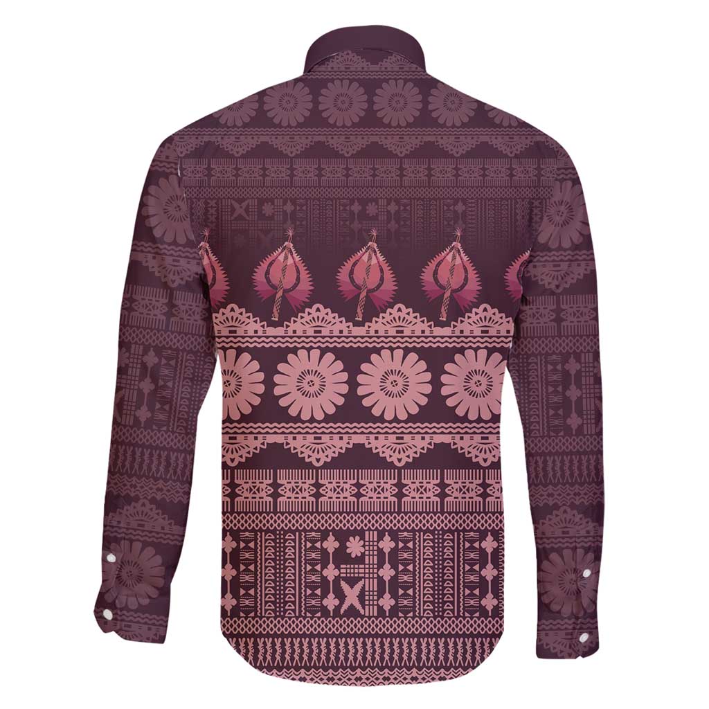 Bula Fiji Iri ni Meke Family Matching Puletasi and Hawaiian Shirt Piqi Fijian Masi - Polynesian Pride