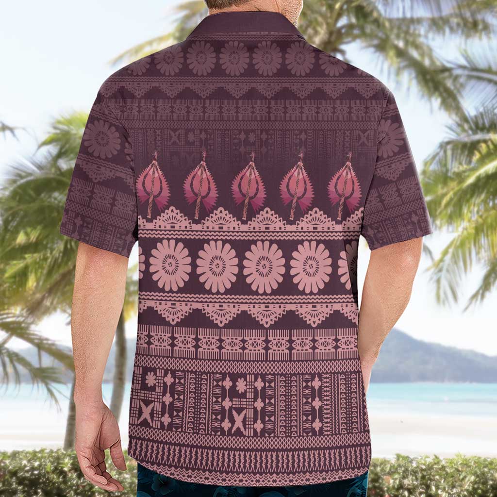 Bula Fiji Iri ni Meke Hawaiian Shirt Piqi Fijian Masi - Polynesian Pride