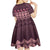 Bula Fiji Iri ni Meke Kid Short Sleeve Dress Piqi Fijian Masi - Polynesian Pride