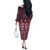 Bula Fiji Iri ni Meke Off The Shoulder Long Sleeve Dress Piqi Fijian Masi - Polynesian Pride