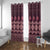 Bula Fiji Iri ni Meke Window Curtain Piqi Fijian Masi - Polynesian Pride