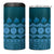 Bula Fiji Iri ni Meke 4 in 1 Can Cooler Tumbler Karakarawa Fijian Masi - Polynesian Pride